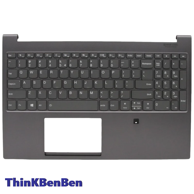 

US English Iron Gray Keyboard Upper Case Palmrest Shell Cover For Lenovo Ideapad Yoga C940 15 15IRH 5CB0W43598