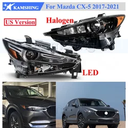 Kamshing US Version Without AFS Front Bumper Head Light Head Lamp For Mazda CX-5 CX5 2017-2021 Headlight Headlamp Auto Light