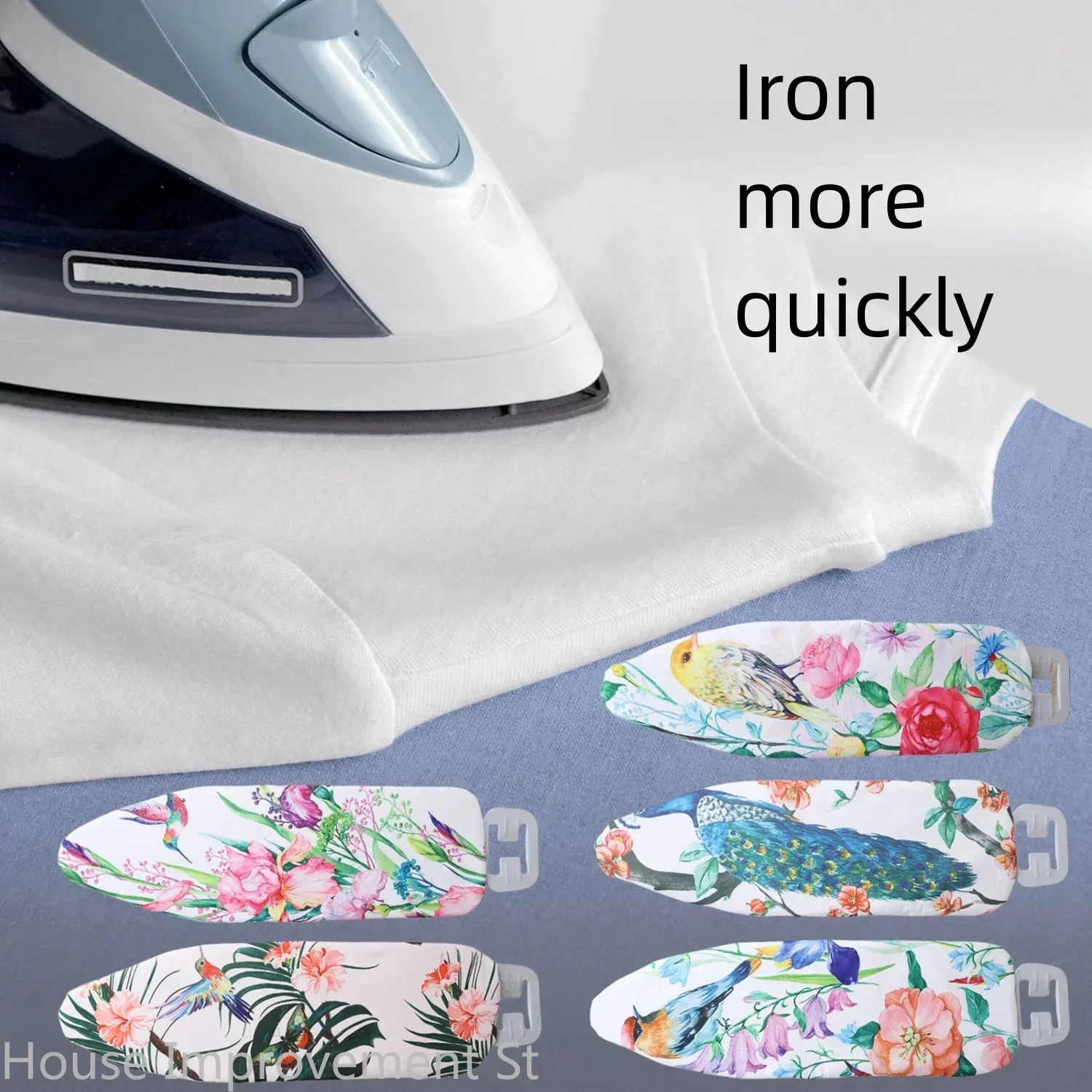 Iron Board Replacement Cover Spring Series (Ironing Board Not Included) Heavy Duty Iron Pad Covers Standard Boards