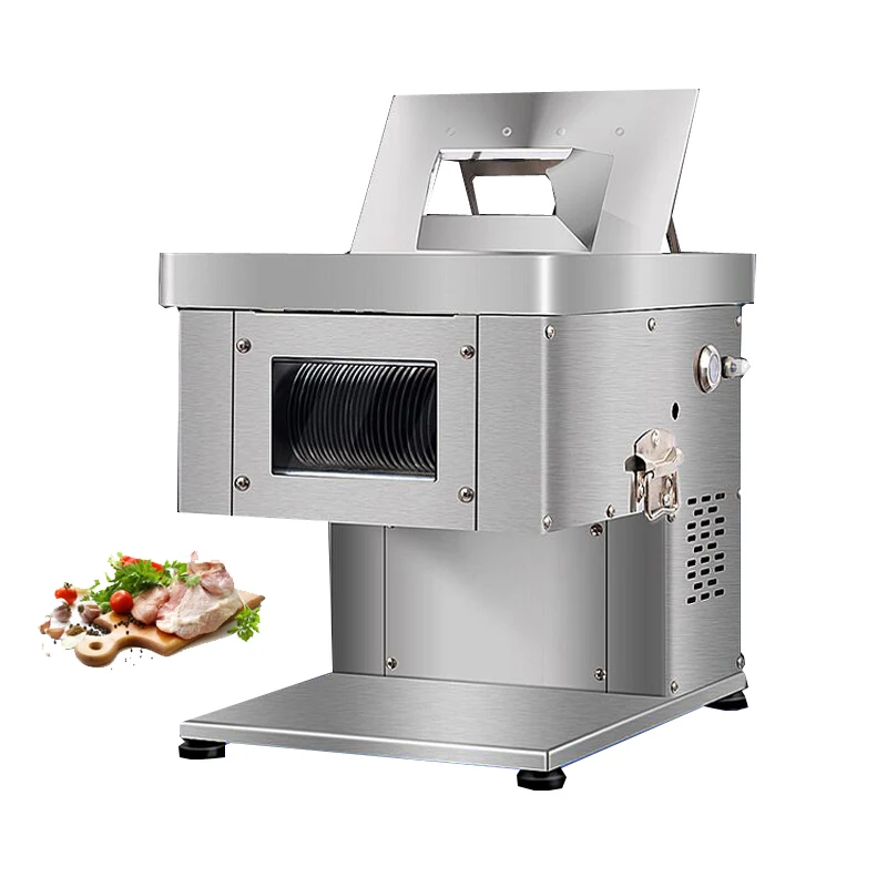 

Meat Slicer Commercial Meat Cutter Stainless Steel Meat Slicing Machine Electric Meat Shredded Diced Machine