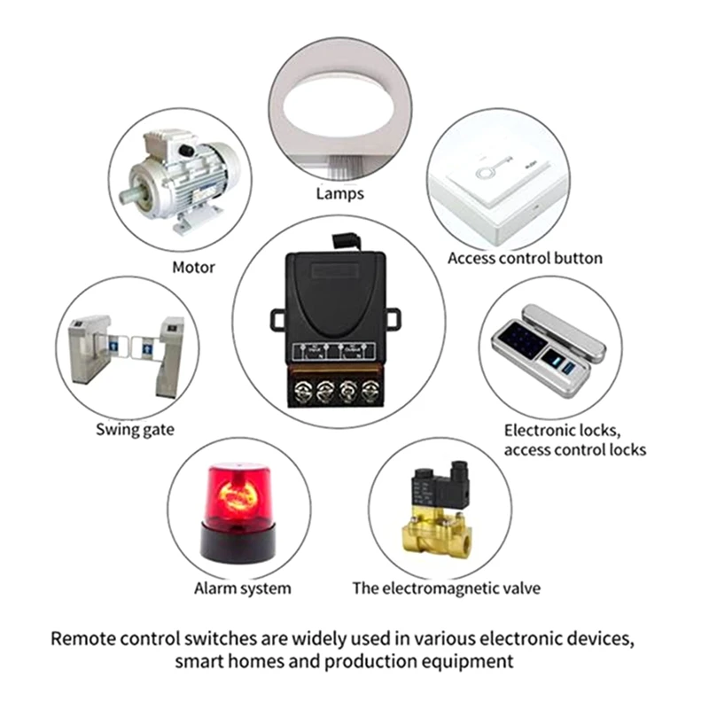 AC 220V 30A 1CH 433Mhz Wireless Remote Control Switch RF Relay Receiver + Off/On Transmitter A-Y41A