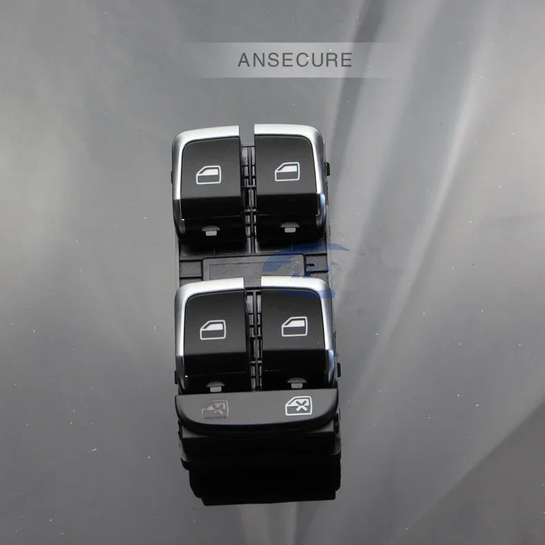 

Genuine Chrome Front Driver Master Power Door Window Switch Button For Audi A4 S4 B8 RS4 A5 S5 Q5 2013-2016 8K0959851F