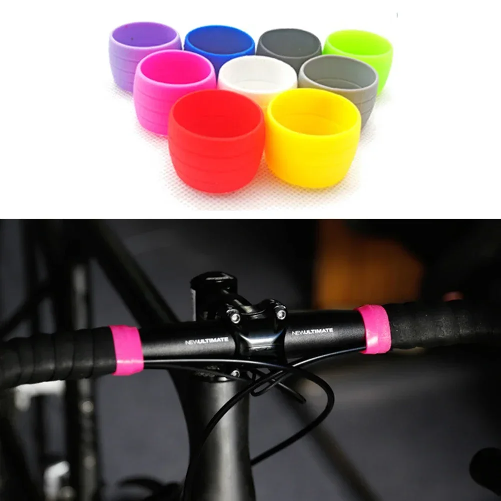 Bicycle Parts Fixed Collar Flexible Non-slip Retaining Silicone Material Tape Winding Outdoor Sports High Quality