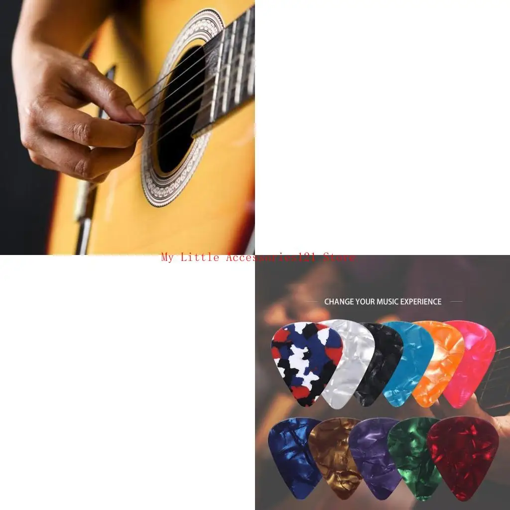 4 Pcs/Set Universal Guitar Picks Resin Mold Guitar Plectrums Silicone Mould DIY Reusable Picks UV Epoxy Casting Mold