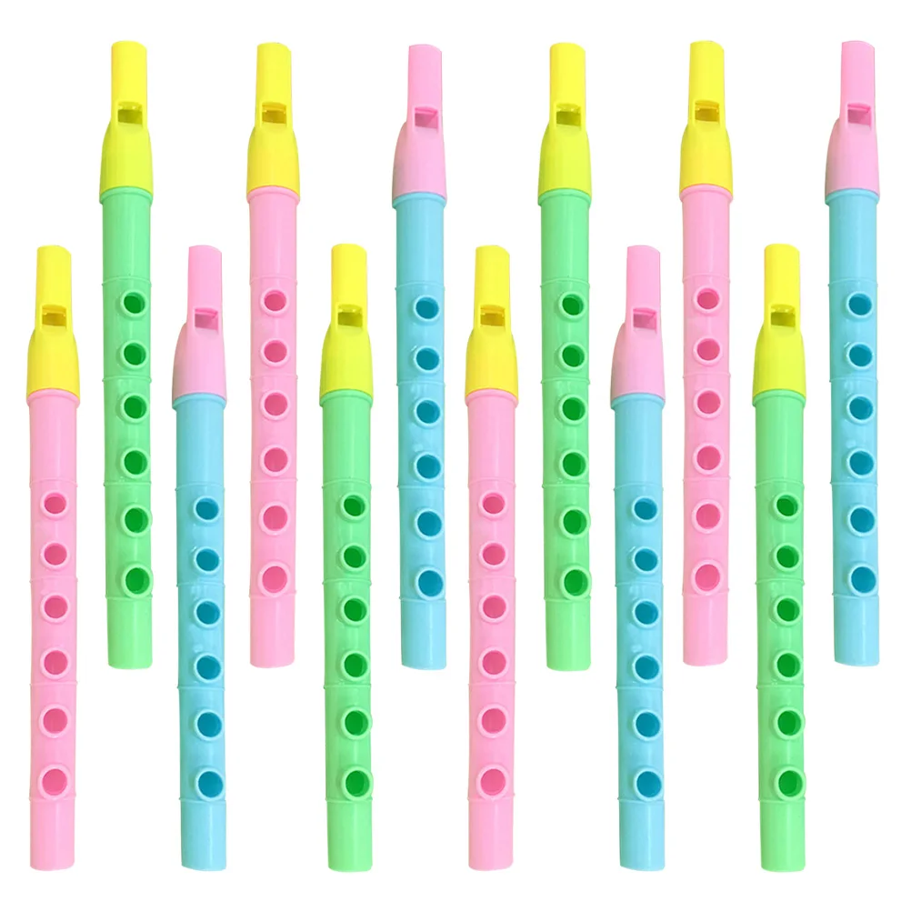 

12 Pcs Mini Recorder Kid Instruments Children Flute Kids Flutes for Beginner Whistle Musical Fresh