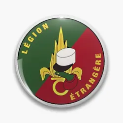 French Foreign Legion Kepi Blanc  Soft Button Pin Jewelry Creative Funny Lapel Pin Lover Gift Women Metal Cute Clothes Badge