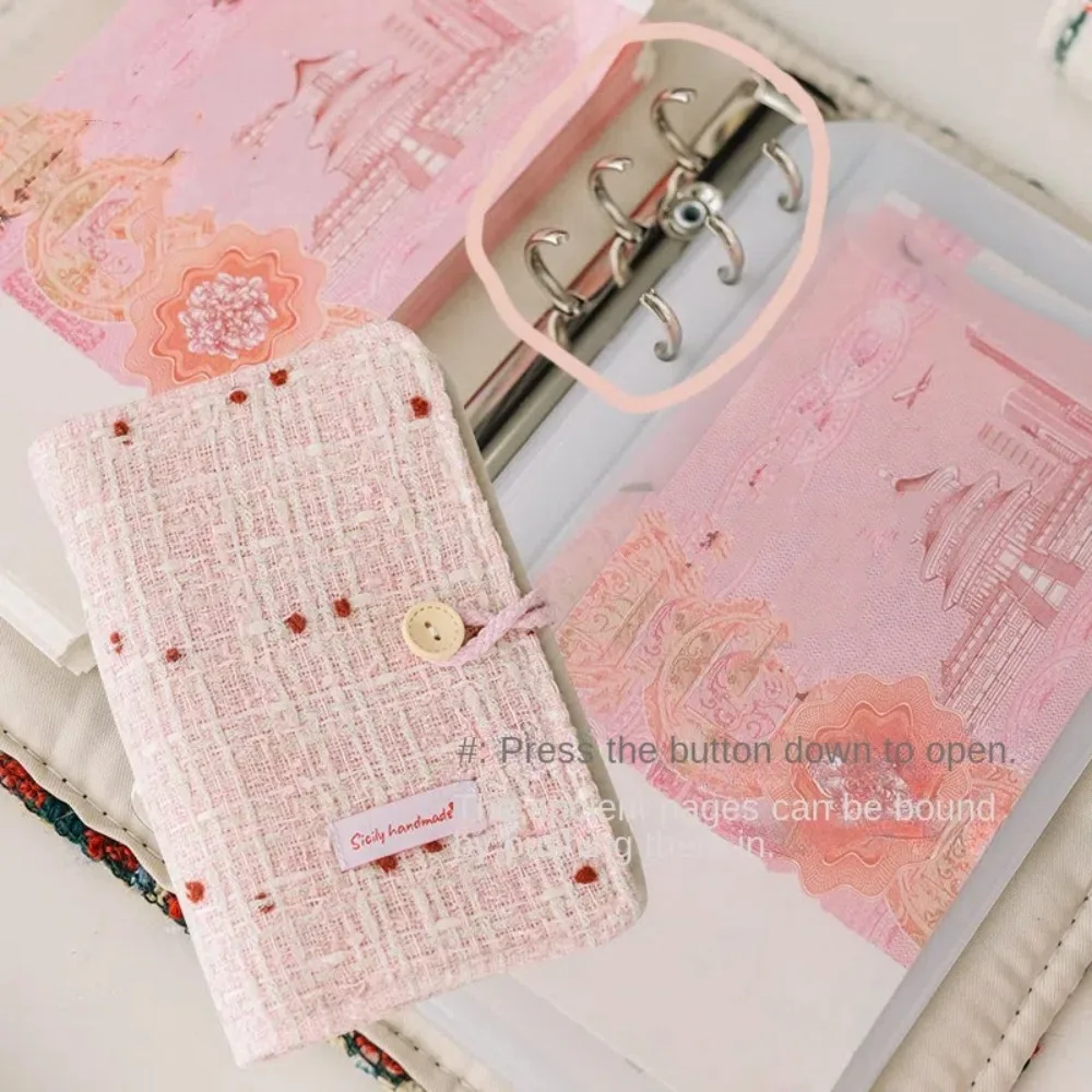 Fashion Ins Saving Money Binder Cash Envelopes Grid Savings Challenges Book Loose Leaf Notepad Account Notebook Unisex