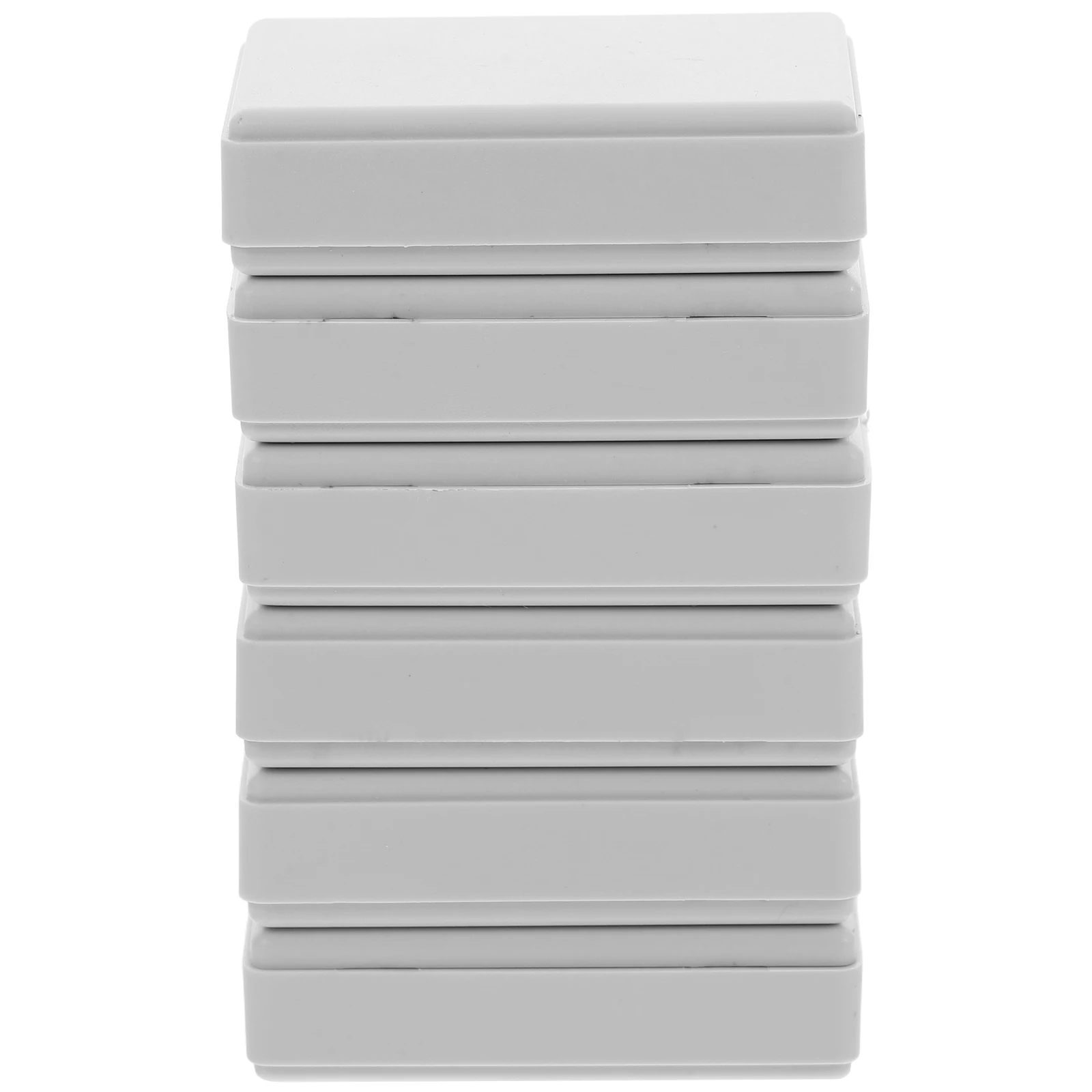 6 Storage Boxes 58x35x15mm Portable Safe Hidden Container Kit Junction Box Travel Money Hider Plastic Security