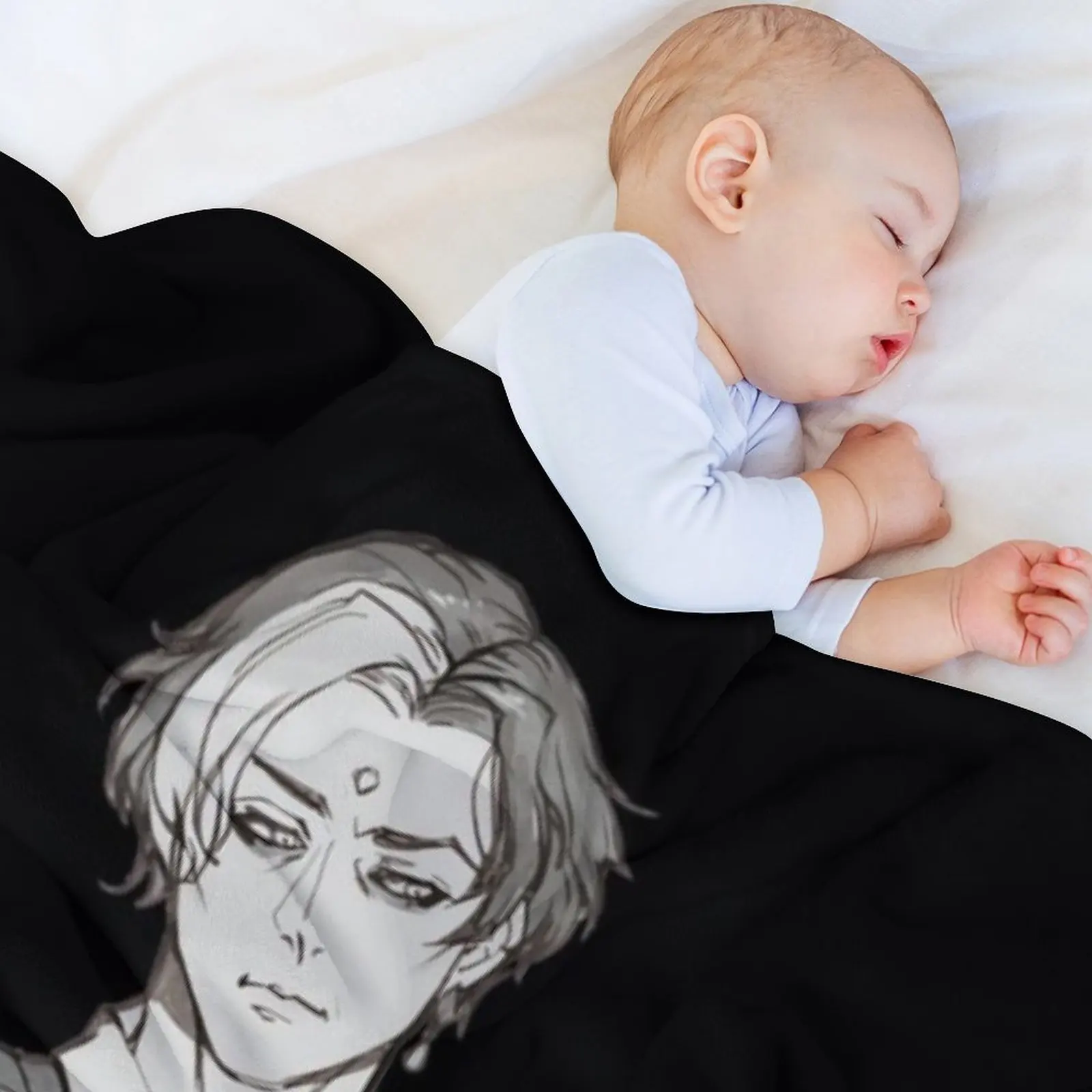 Emet-selch - The Architect \t رمي بطانية ديكورات أرائك ريتروس بطانيات أريكة مزخرفة #5