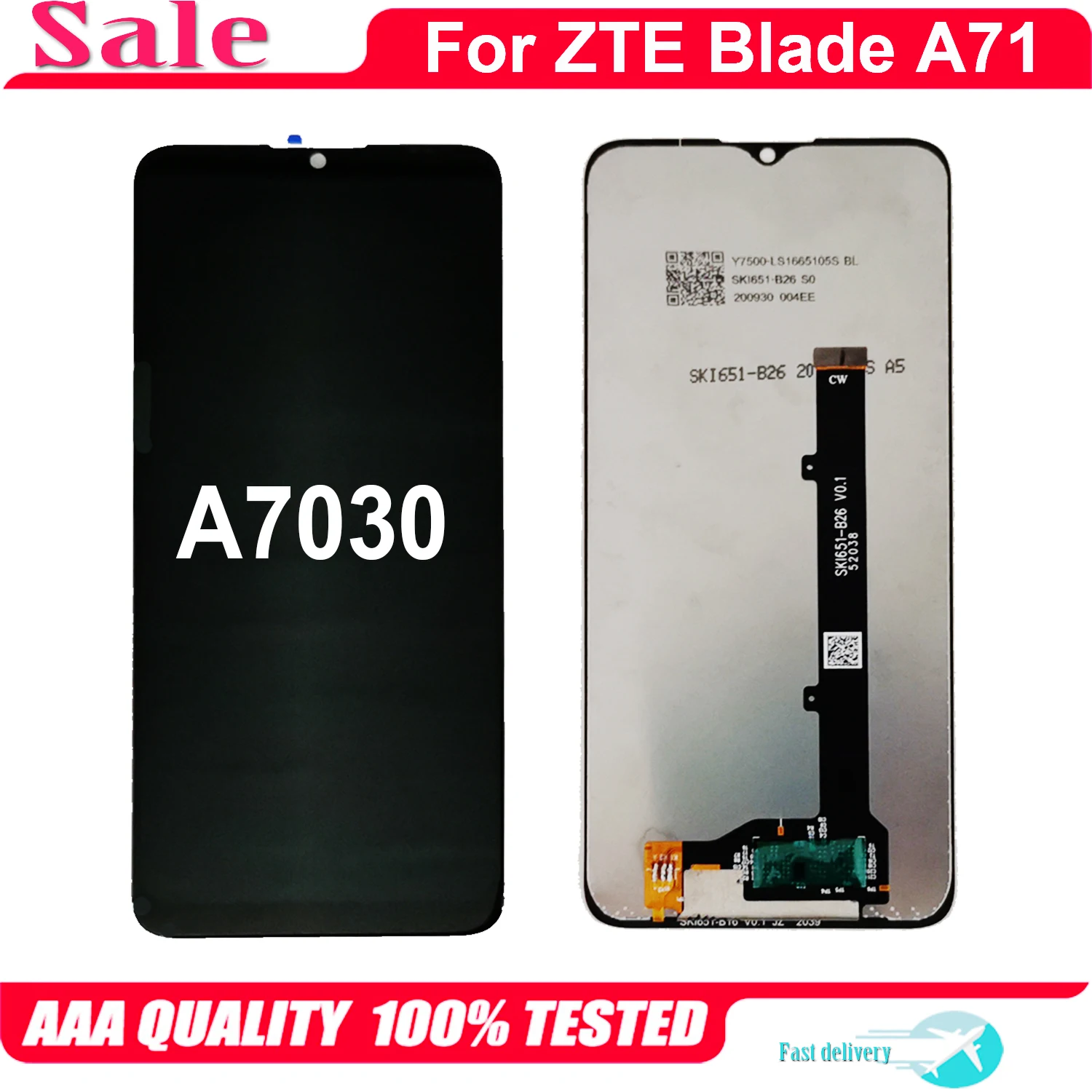 

6.52" For ZTE Blade A71 A7030 LCD Display Touch Screen Replacement Digitizer Assembly