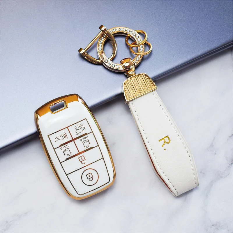 6 Buttons Soft TPU Car Key Case Cover for KIA Sorento Sedona 2020 Grand Carnival 2019 Keychain Shell Fob Holder Accessories