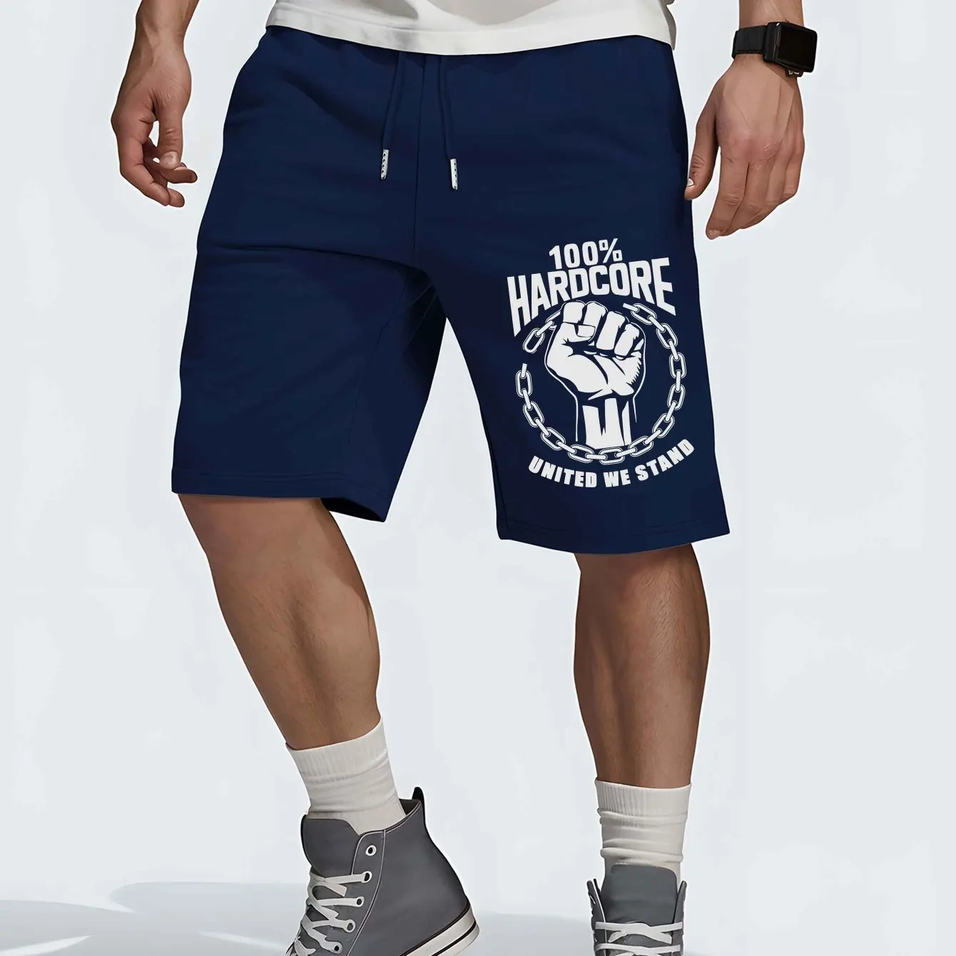 

Новые мужские шорты для лета, повседневные и универсальные, шорты средней длины для занятий спортом, в американском стиле, верхняя одежда для лета.