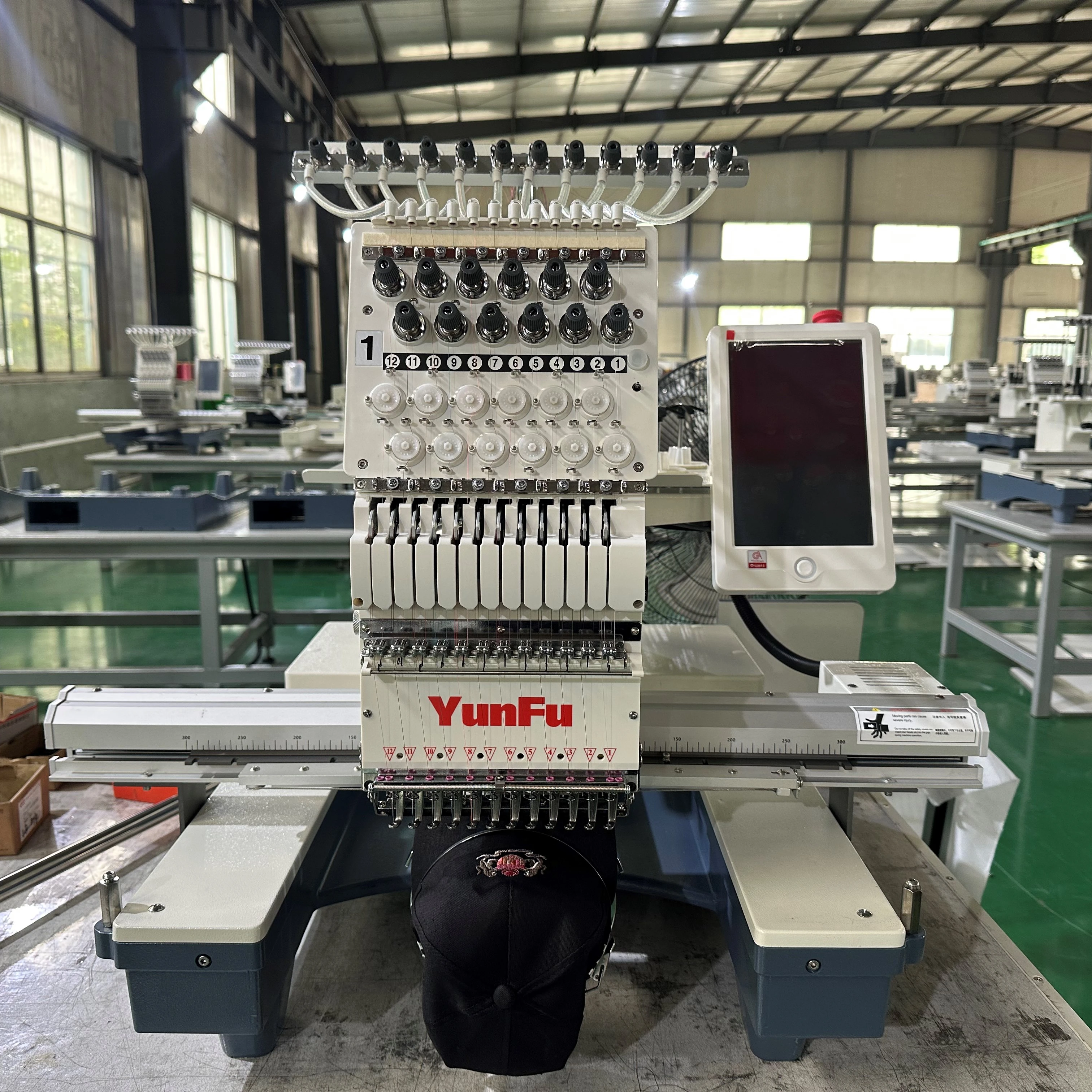 Hot Sale  Flat Machine Embroidery Cap Embroidery Machine  Digital Computerized Embroidery  Sewing Machine