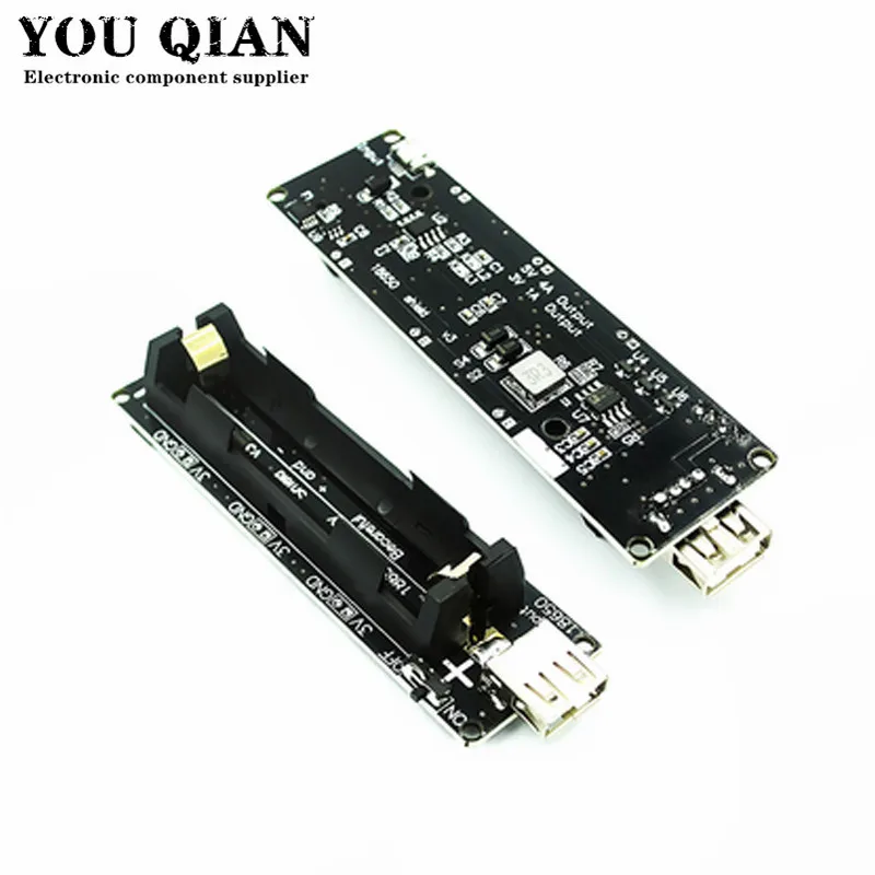 ESP32 For Wemos For Raspberry Pi 18650 Battery Charge Shield Board V3 Micro USB Type-A Port 0.5A For Arduino