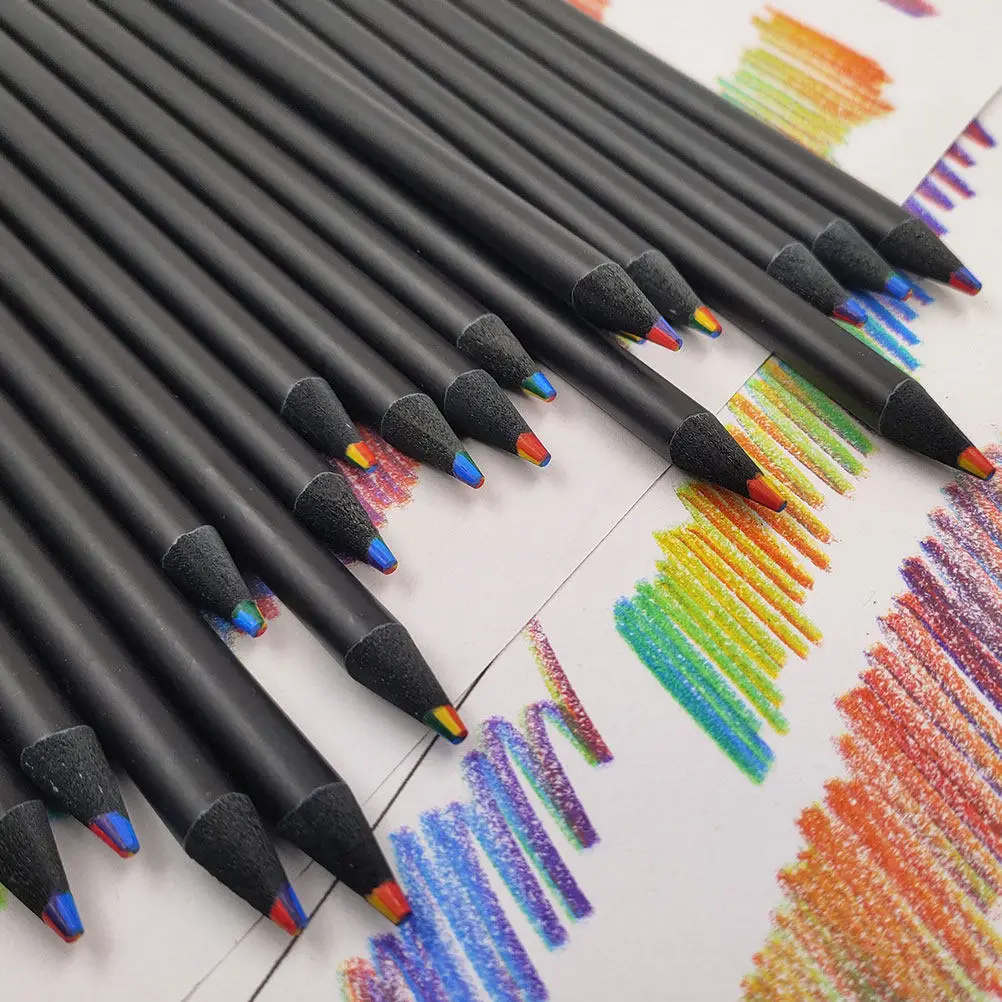 

12Pcs Colored Pencils Kit for Coloring Drawing Painting Sketch Pencils High Color Fastness Uniform Pigment Easy Transition