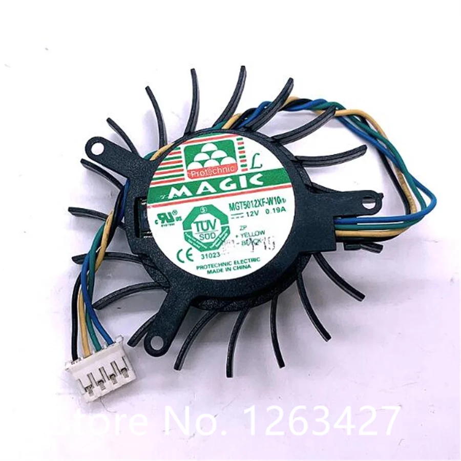 Wholesale fan: 5CM 5010 12V 0.19A MGT5012XF-W10 4-pin PWM temperature-controlled turbo graphics fan