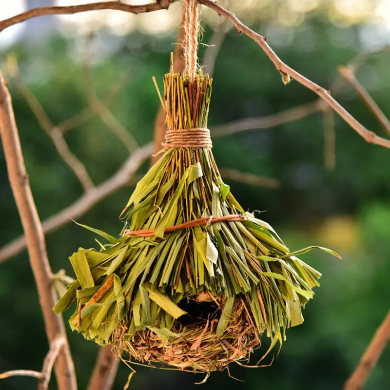 Natural Grass Hanging Bird Nest 3