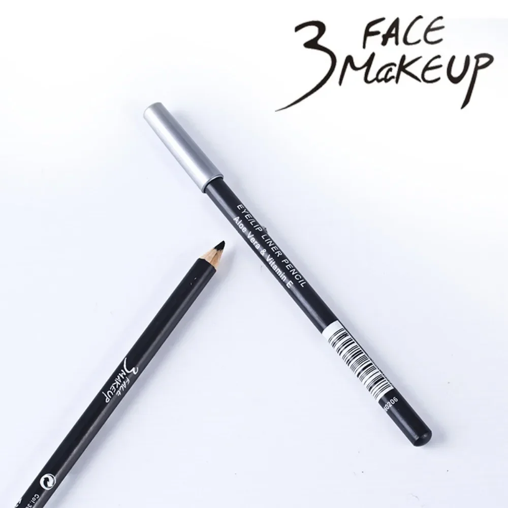 High Pigmented Eyeliner Pencil Hard Refill Black Brown Eyeliner Eyebrow Pencil Long-Lasting Cosmetic