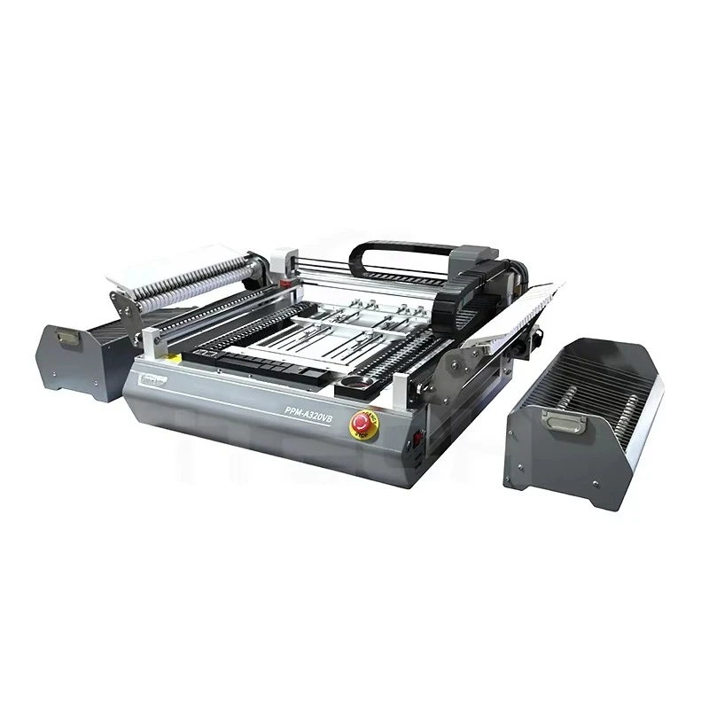 Automatic Pick and Place Machine Smd for PCB Assembly LinePPM-A320VB Desktop SMT Pick and Place Machine LED Making Machine