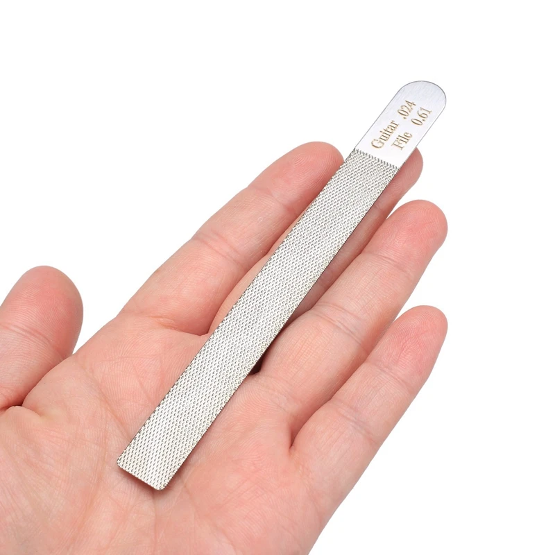 【MONDAY】6Pc Guitar Nut Files Fret Crowning Slot Filing Luthier Repair Tool Kit for Guitar Stringed Instruments
