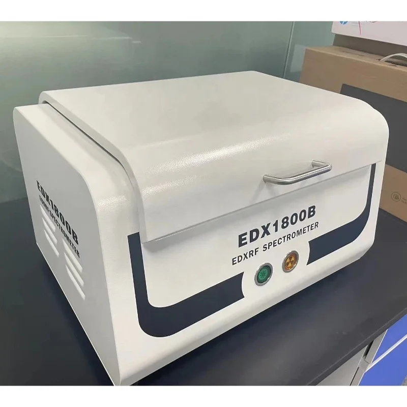 EDX1800B محلل المعادن الثقيلة/كاشف المعادن rohs/مقياس مطياف xrf للرصاص والكروم والكادميوم