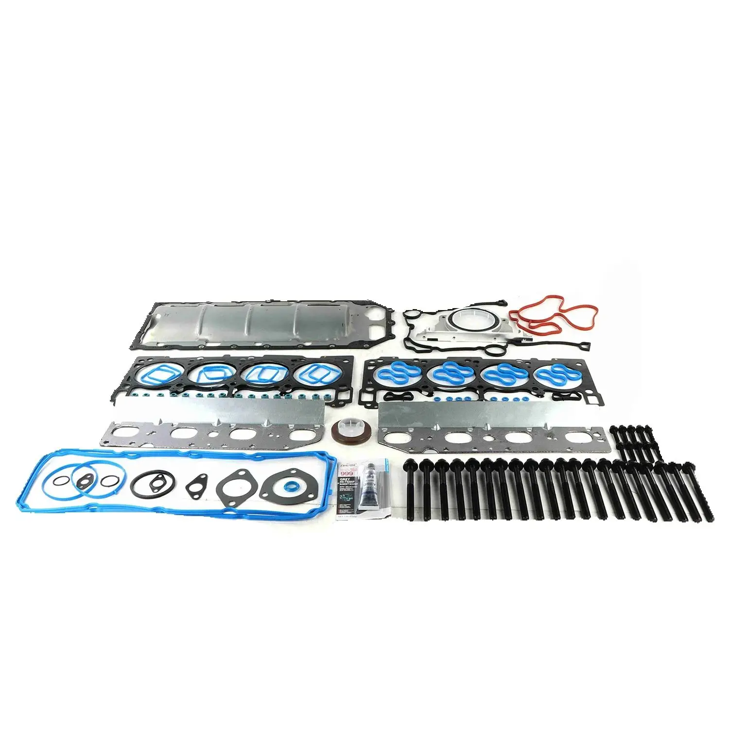 

4 шт. болты с головкой, полный комплект прокладок для Chrysler 1500 2500 5,7L OHV 2014-2016, ремонт двигателя, автозапчасти