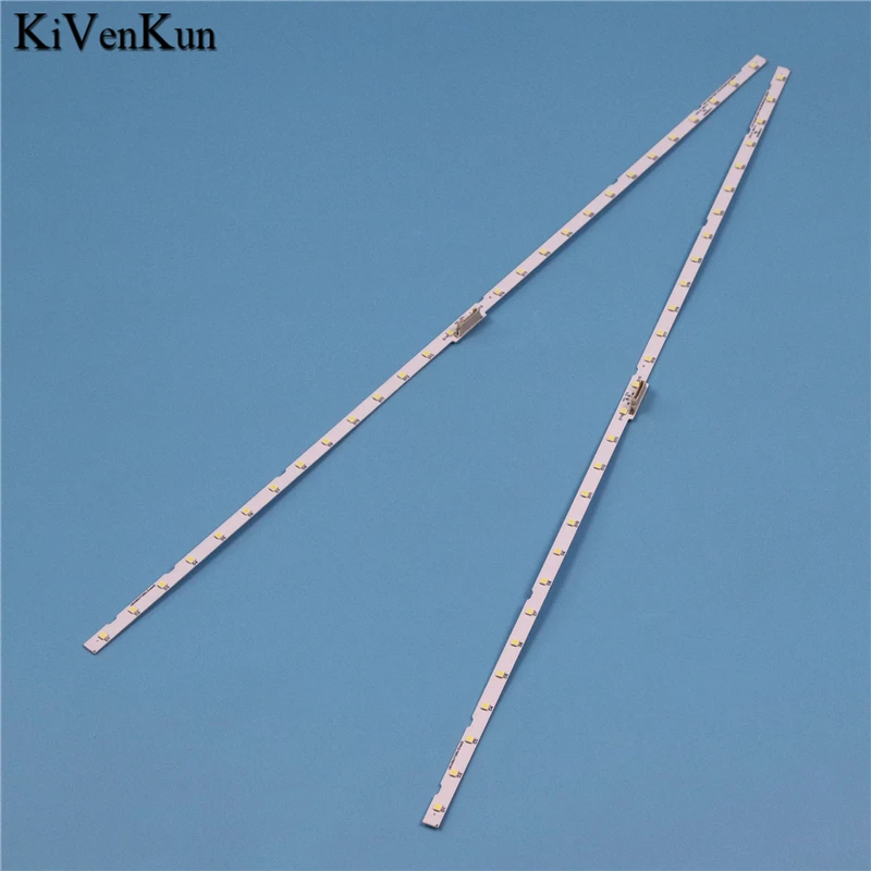 2 個 LED バックライトストリップサムスン UA43NU7100J UA43NU7100K UA43NU7100R UA43NU7100S UA43NU7100W UA43NU7300G バー V8N1-430SM0-R0