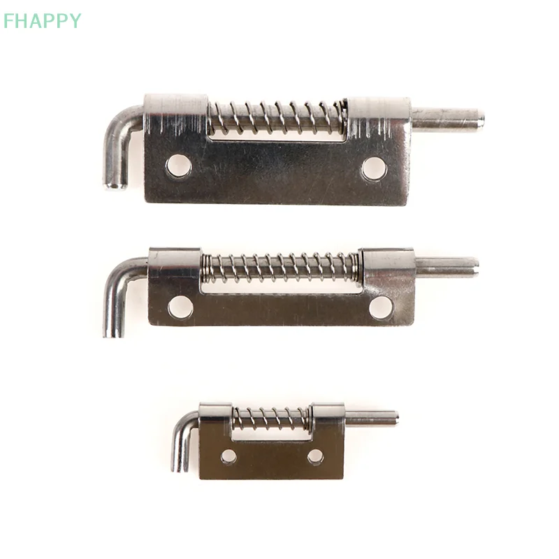 1pc 304 cerniera caricata in acciaio inossidabile Hardware di chiusura a barilotto con bullone a molla di sicurezza