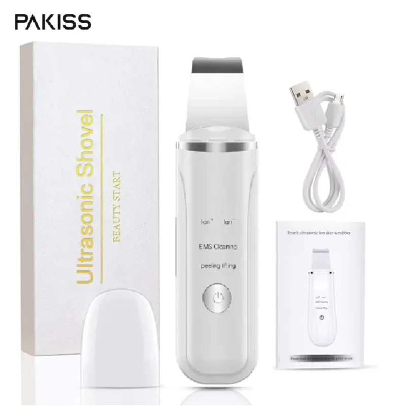 PAKISS-Épurateur de peau pour le visage, spatule, dissolvant de points noirs, nettoyeur de pores, grattoir, nettoyage en profondeur, 4 modes FY-401-402