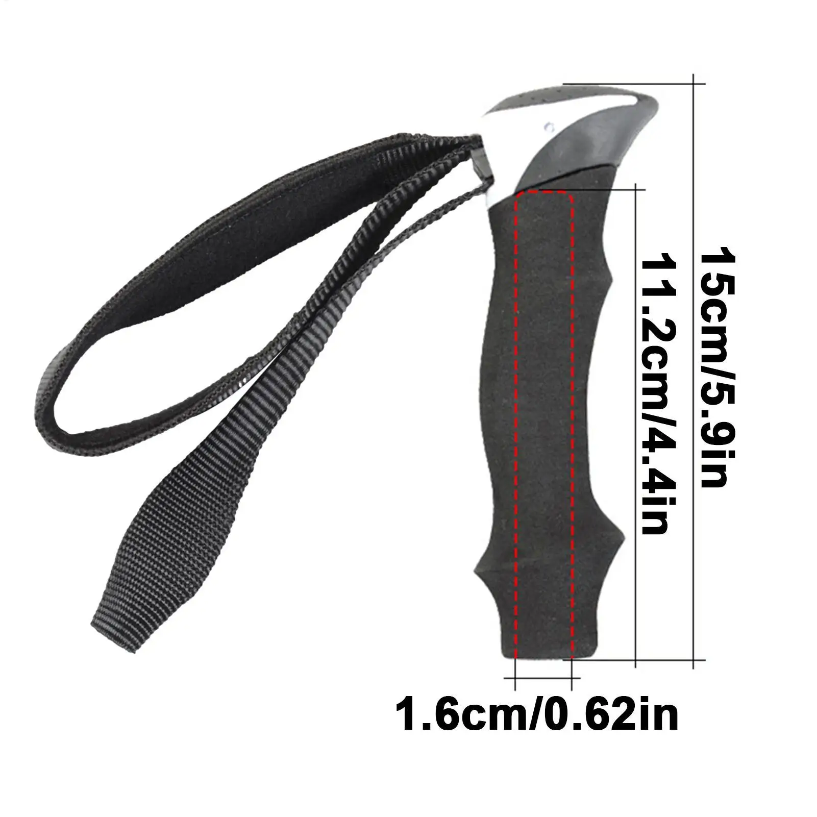 1pc Trekking Ski Pole Grip Handle Replacement with Strap Trekking Ski Pole Grip Accessory For Mountaineering Hiking view 6