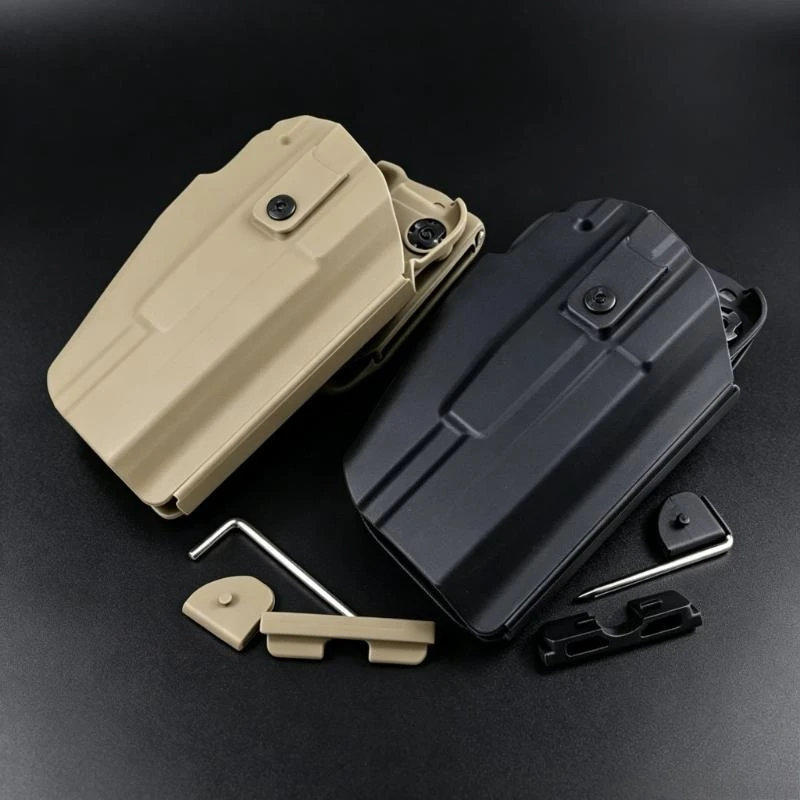 

579 Rapid Draw Holster, Outdoor Portable Nylon Hip Holster, Fit G17 M92 1911 P226, Easy Pull Carry Sleeve