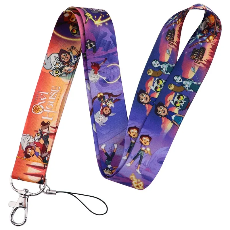 Cartoon The Owl House Series Phone Lanyard Fantasy Adventure Anime Creativity Cute Double-sided Printing Lanyard Keychain