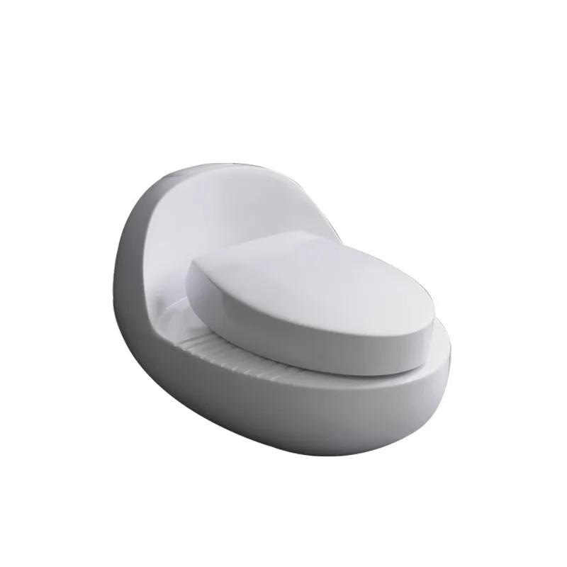 Squatting dual-purpose toilet integrated household toilet straight flush deodorant and non-slip squatting pit