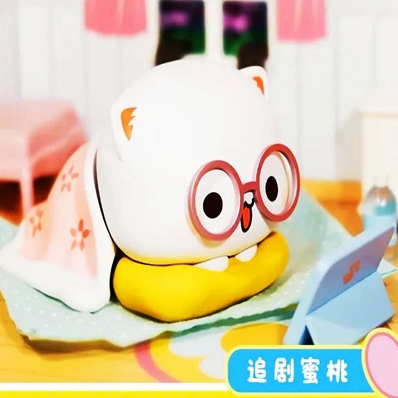 Mitao Cat Love Is Like A Peach Series 4 Blind Box Original Action Figure Cartoon Model Mystery Box Collection Girls Surprise Box