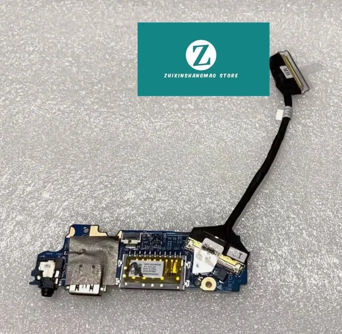 0F1RDX For DELL Inspiron 7420 7425 USB SD Card Reader Audio Board w Cable 0XFGNR