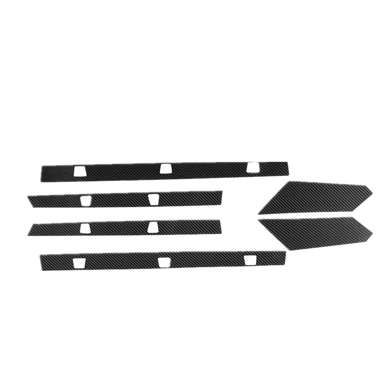 Carbon Fiber Side Skirts Protect Panel Trim Sticker Decoration For Polaris RZR PRO XP Ultimate 2021 2022 UTV Accessories