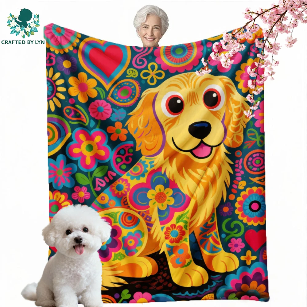 

Flannel | Flowers,Animal,Constellation| Room Decor Blanket, Camping Stuff,Festive Gift Selectio | Soft and delicate | Keep warm