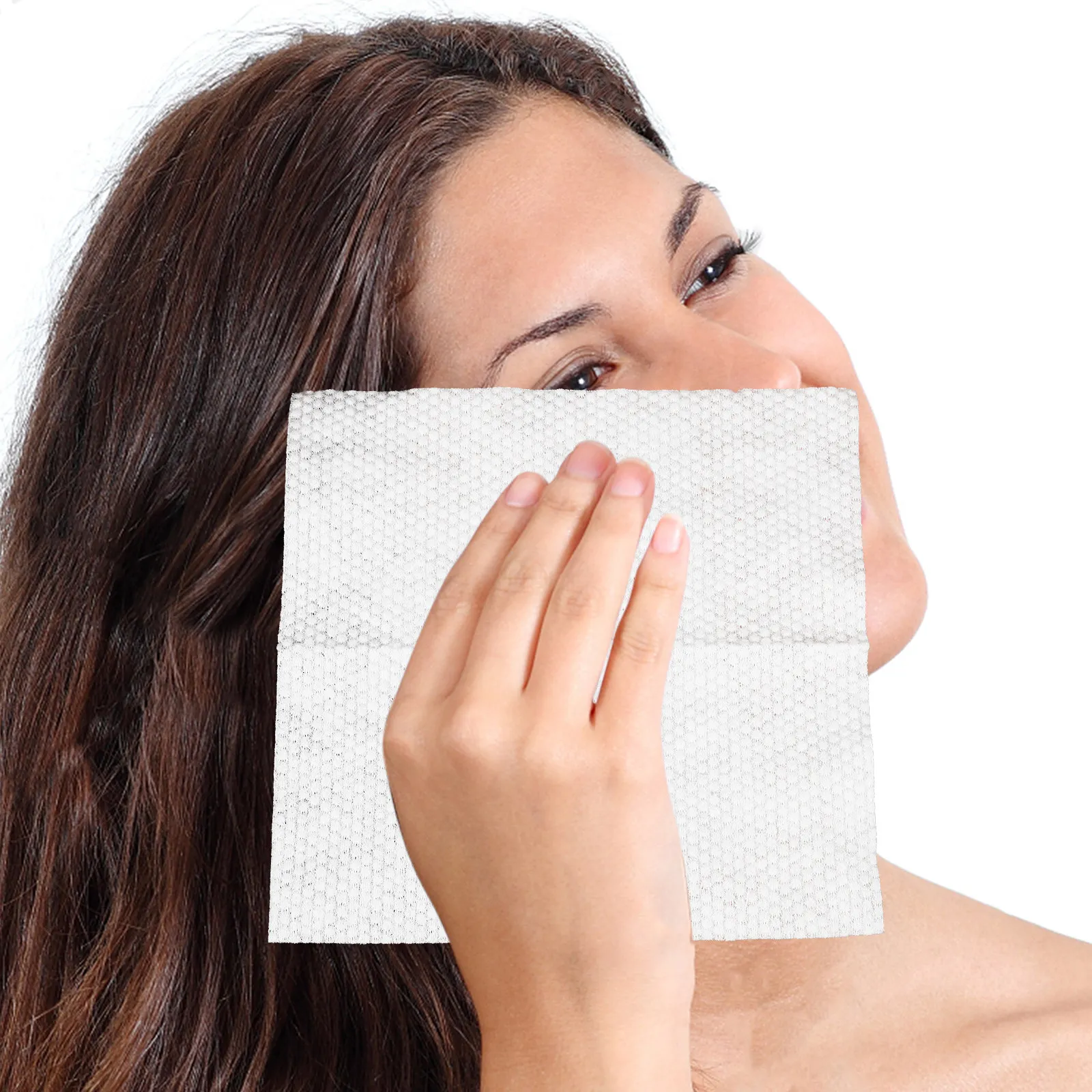1Pack Disposable Face Wipes Wet Dry Use Soft Makeup Removal Cloth Multi-Purpose Facial Travel Extraction Towel