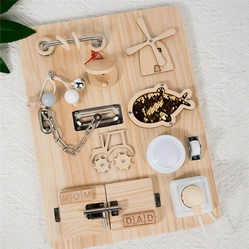 AS96-Busy Board Unlocking  Early Childhood Education For Improving Children's Hands-On Learning Skills And Creativity