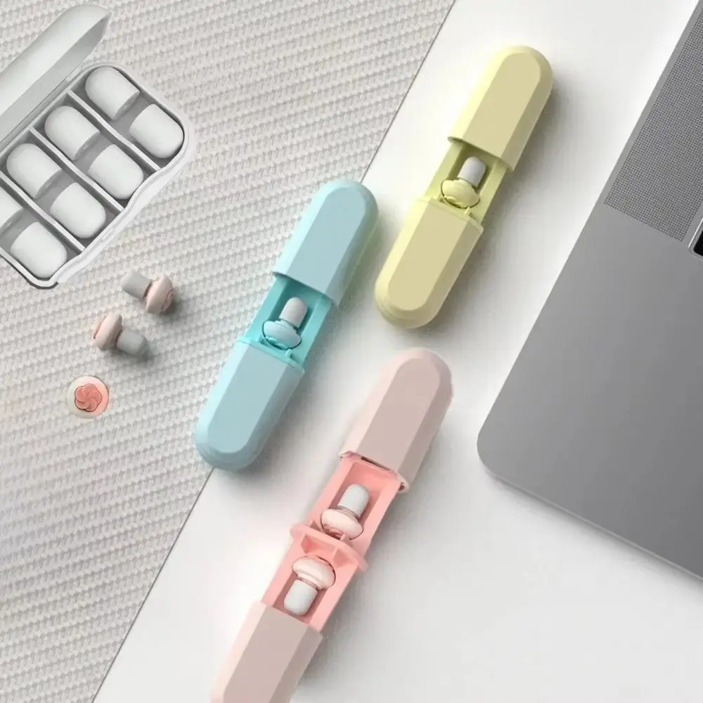 Reusable Noise Cancelling Earplugs Soft Silicone Ear Protection Noise Reduction Earplugs Hear Safe Sound Insulation