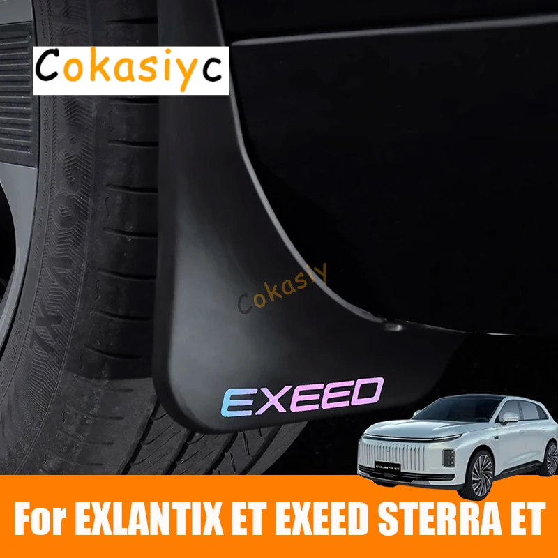 For EXLANTIX ET EXEED STERRA ET 2024 2025 Mud Flaps Mudflap Front Rear Fender Anti-splash Mudguards Guard Splash Car Accessories