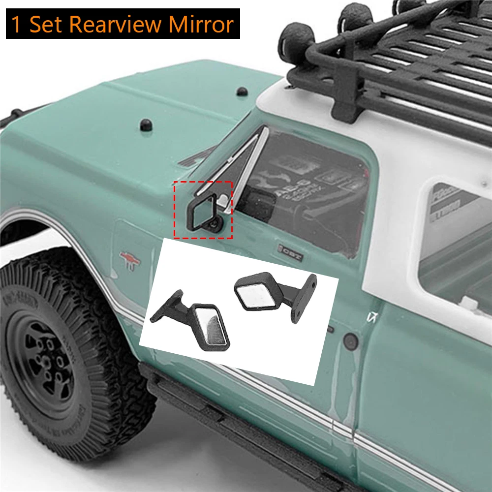 

2Pcs RC Car ABS Lens Rearview Mirror for SCX24 for Chevrolet C10 RC Car Upgrade Spart Parts Accessory