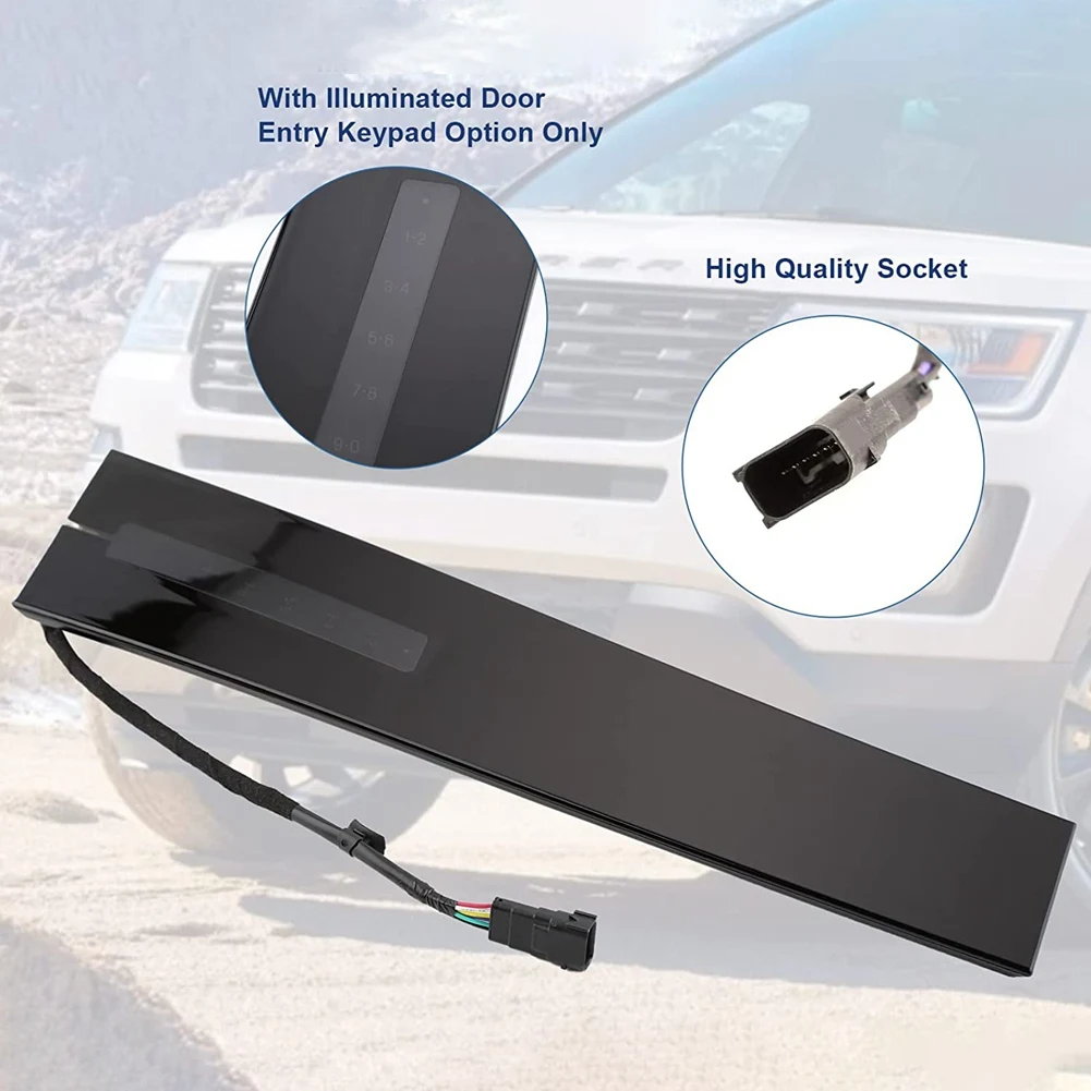 

Classy-DB5Z-7820555-AC Car Front Left B Pillar Molding Trim With Door Entry Keypad Replacement For Ford Explorer 2011-2019