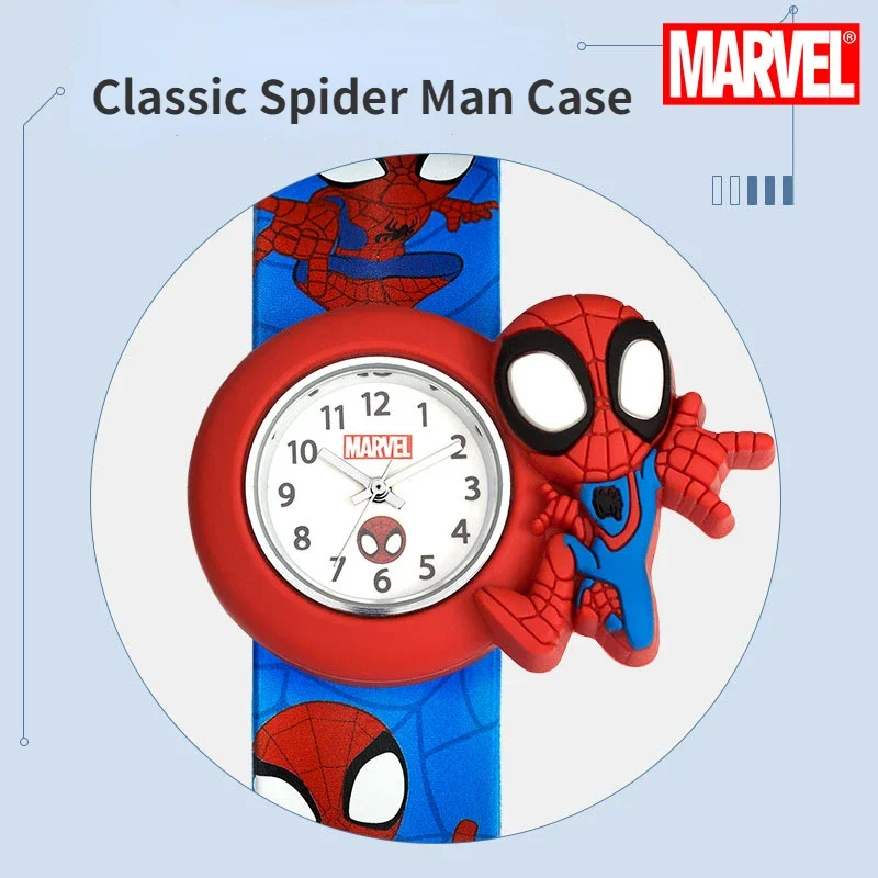 Hot Disney Children's Watch Boys and Girls Kindergarten Baby Papa Ring Primary School Boy Spider Man Toy Watch Creative Gifts