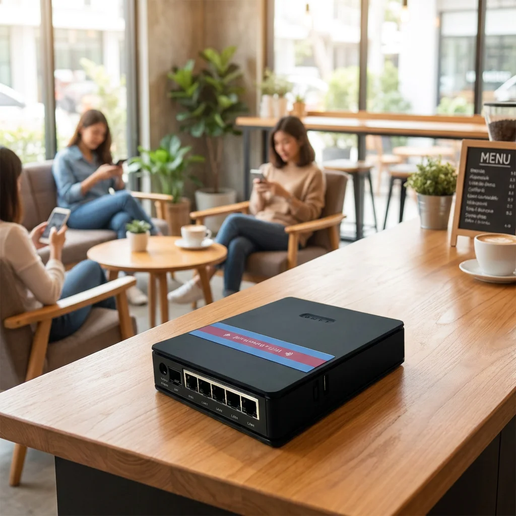 New Smart WiFi Router Support Account Roaming WiFi Starlink Mini Mikrotik Distributor 2.4GHz&5GHz in Food Centers or Restaurants