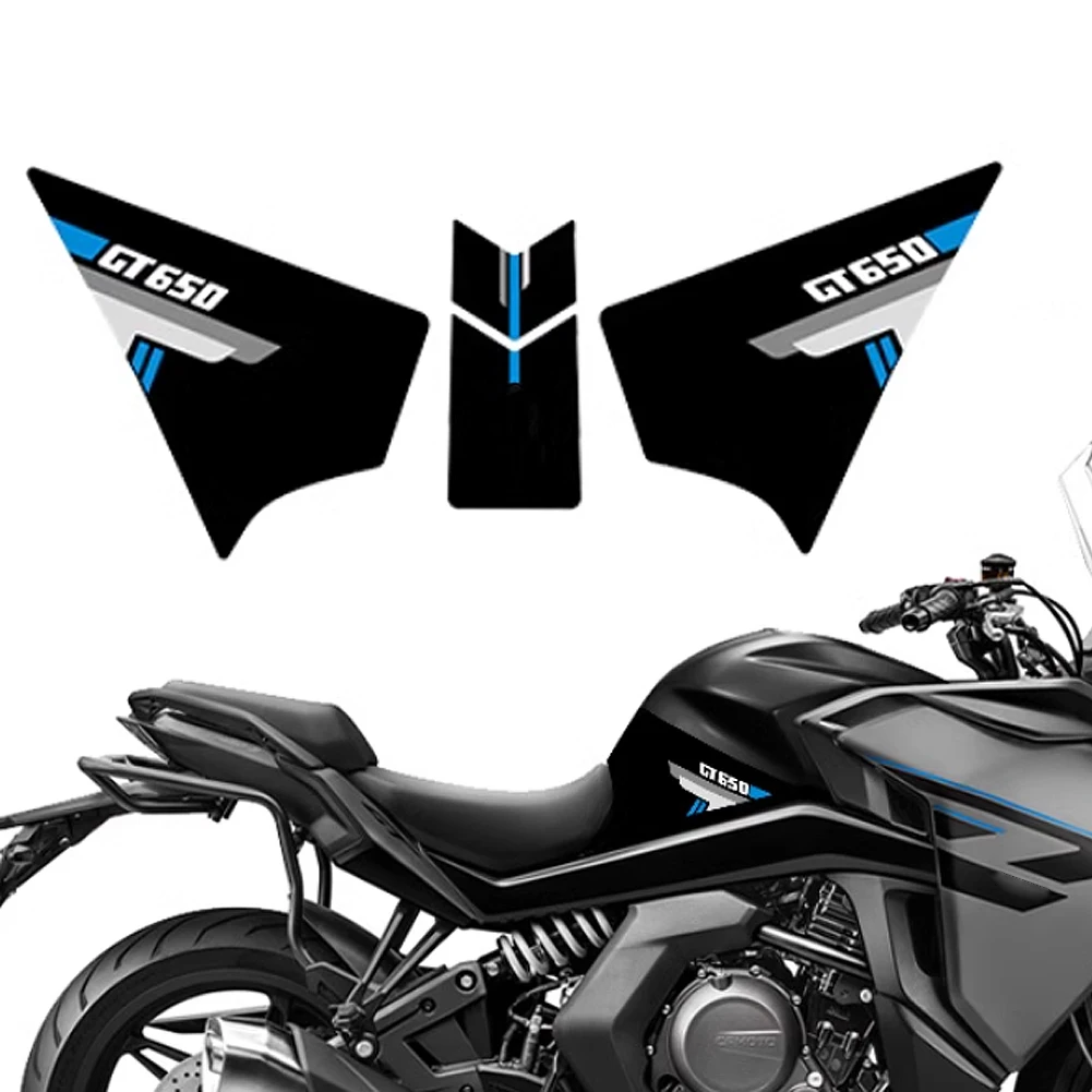 Motorcycle Sticker Gas Fuel Tank Side Decal Protector Traction Pad Cover For CFMOTO 400GT 650GT gt400 gt650 GT 400 650