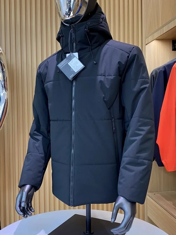 في الهواء الطلق عادية مقنعين الرجال القطن Jaet يندبروف الدافئة التنقل كل موسم ألياف البوليستر ملء Faionable طويلة Sve #3