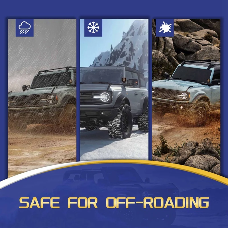 

A-Pillar Light Bar Brackets For Ford Bronco 2021 2022 2023 LED Light Bar Mount Bracket Replacement