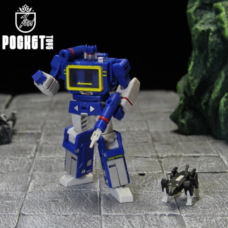 الطبعة الثانية PT-04 Soundwave PT04 شريط التحول G1 حرب الجيب الصغيرة KO عمل الشكل روبوت تشوه لعب الاطفال هدية