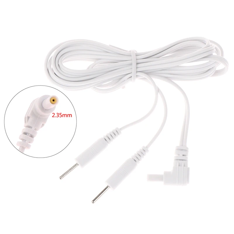 1.2M Tens Lead Wires, 2.35mm Mini-Plug To 2mm Pin Connectors, For Massager Connection Cable Massage & Relaxation 2/4Buttons